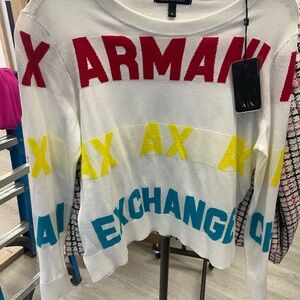 Armani Exchange Women's Multicolor Sweater